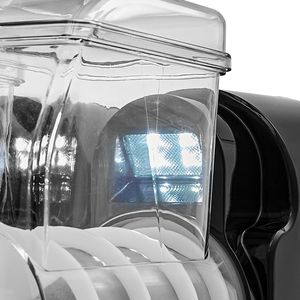 Machine à slush professionnelle 3Lx2 à double réservoir en acier inoxydable pour margaritas, smoothies et boissons glacées, 24 coupes, pour bars et restaurants - Product Image 1