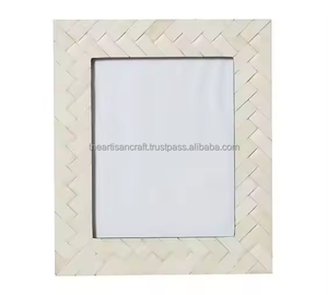 Marco de fotos, gran oferta, artesanías con incrustaciones de hueso ecológicas, Decoración de mesa de diseño superior personalizable para el hogar por Artisan Craft - Product Image 3
