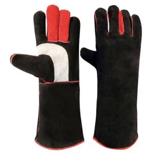 Guantes de Cuero Vacuno con Forro de Algodón, Protección Industrial para Soldadores, Resistentes al Fuego, Protección para Manos y Brazos - Product Image 5