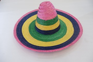 Sombrero Mexicano Unisex Bordado con Hierba Natural para Adultos, Venta al por Mayor, Stock a Granel para Compradores de Artículos de Playa, Fiestas, Verano y Viajes - Product Image 5