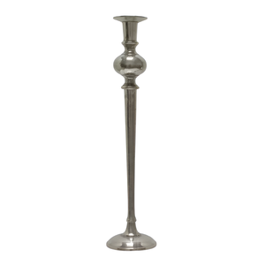 Support de bougie en aluminium en vrac pour la décoration intérieure, finition couleur argent, porte-bougie en aluminium coulé, fait main, personnalisé - Product Image 1