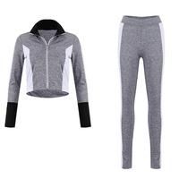 Ensemble de survêtement décontracté deux pièces personnalisé unisexe grande taille respirant léger à capuche couleur unie pour le printemps