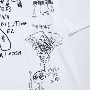 Camisetas de Mujer al por Mayor, Camisetas de Algodón de Alta Calidad, Estampado y Bordado, Cuello Redondo Extra Grande, Impresión por Serigrafía para Pedidos al por Mayor - Product Image 5