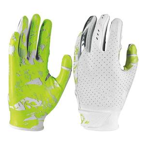 Guantes de Fútbol Americano de Última Tendencia, Listos para Entrenar, con Agarre Acolchado, para Receptor, Deporte al Aire Libre, Juveniles y Adultos, Cierre con Cordones, Logotipo Personalizado, Venta al Por Mayor - Product Image 1