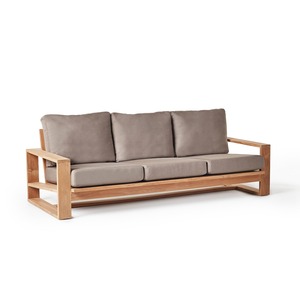 Modern Teak Outdoor <b>Sofa</b> Set with Cushions – Luxury Garden Furniture Set for Patio, Villa & Resort Projects - Product Image 3