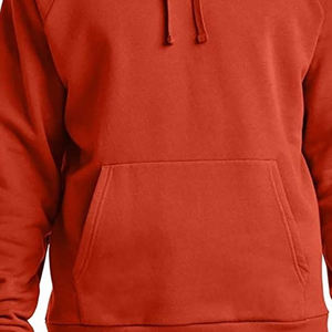 Sudadera con capucha para hombre sin bolsillos, con efecto desgastado por el sol, de corte personalizado, con lavado ácido, bajo sin rematar, con apliques y parches bordados con efecto desgastado - Product Image 6