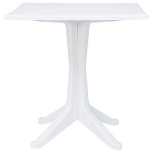 Table de jardin extérieure en plastique blanche 70 x 70 x 71,7 cm - Product Image 2