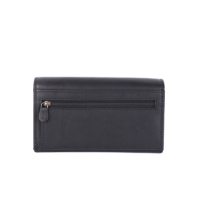 Cartera de Cuero de Alta Calidad para Mujer, Cartera Compacta de Diseño con Protección RFID y Aspecto Moderno y Elegante, Disponible para la Venta - Product Image 1