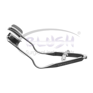 Ophthalmology Instrument Manufacturer Temporal Eye Speculum w Lath, Solid Blades, Stainless Steel By <b>Blush</b> Surgical - Product Image 1