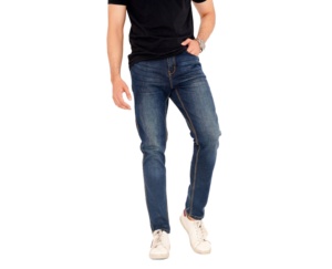 Custom High Street Men's Stretch Denim <b>Jeans</b> Latest Design Plus Size Breathable Comfortable Lightweight Garment Dyed Straight - Product Image 3