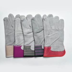 Gants de sécurité pour ouvriers du bâtiment, en cuir de vachette souple, pour la protection des mains lors du soudage - Product Image 5