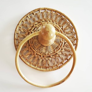 Toallero de lujo para baño, hecho a mano, de ratán, para colgar en la pared, anillo para pañuelos, toallero de cocina - Product Image 3