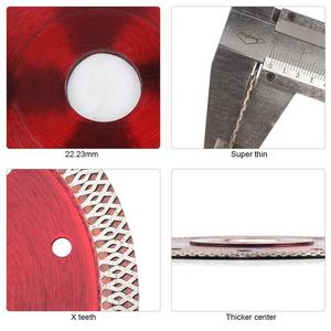 Lame de coupe fine de 4 pouces pour carreaux de porcelaine et de céramique, coupe à bords lisses - Product Image 4