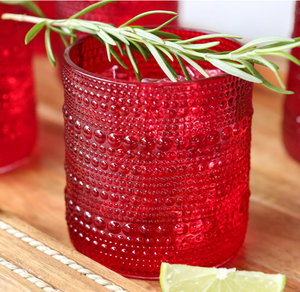 Verres à cocktail, à eau ou à jus rétro vintage en verre, cadeau <span class=keywords><strong>de</strong></span> luxe pour hôtesse ou <span class=keywords><strong>de</strong></span> déménagement, verre à vin gaufré - Product Image 1