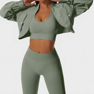 Nuevo Diseño, Chaqueta Corta Transpirable para Mujer, Cortavientos, Conjuntos Deportivos al por Mayor, Chaquetas Cortas de Alta Calidad con Logotipo Impreso para Actividades al Aire Libre - Product Image 1