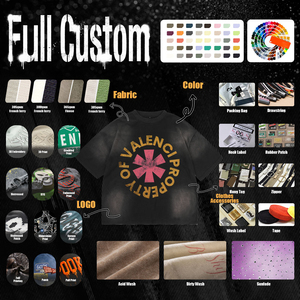 Oversized <b>Black</b> Cotton T-Shirt Men Short Sleeve O-Neck Casual Jersey Fit Solid Color Plain Dyed Knitted Style - Product Image 5