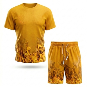 T-shirt en coton avec logo graphique personnalisé, ensemble court, grandes tailles, t-shirts pour hommes, vêtements d'équipe unisexes, vêtements d'extérieur pour garçons et filles - Product Image 6