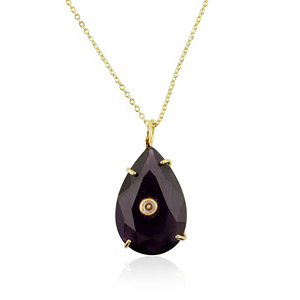 Gemstone Hydro Quartz Cubic Zircon Statement Teardrop Minimalist Latest Design 18k Gold Plated Women's <b>Accessories</b> <b>Wedding</b> Gift - Product Image 6