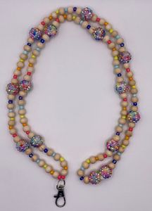 Luxury Modern Embroidery Beaded Customized <b>Key</b> <b>Lanyard</b> Handmade Colorful Neck Strap <b>for</b> Everyday Office Use - Product Image 4