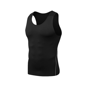 Débardeur décontracté en maille respirante pour homme, coupe ample, sans manches, pour la gym, le fitness, l'entraînement au basketball - Polyester/Coton, séchage rapide - Product Image 2
