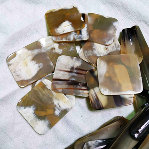 Colección de Posavasos de Cuerno Rústicos y Elegantes, Posavasos de Cuerno Naturales Hechos a Mano para Regalos, Posavasos de Cuerno con Estilo para Decoración de Comedor, Premium B - Product Image 6