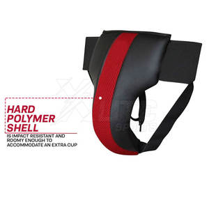 New Leather <b>Groin</b> <b>Guard</b> with Breathable Material Protective & Eco-Friendly for Boxing MMA Karate Sports Workouts - Product Image 5