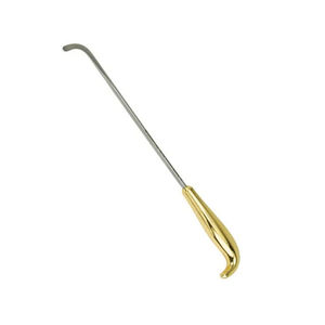 Angulated Breast Dissector 33cm 42cm Length Steel Gold Handle Manual CE Certified for Breast Surgery by <b>Blush</b> Surgical - Product Image 3