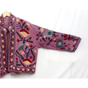 เสื้อแจ็คเก็ตสั้นผ้าฝ้าย 100% สำหรับผู้หญิงอินเดีย แบบลำลองสำหรับฤดูหนาว ตัดเย็บแบบควิลท์ แขนสามส่วน แห้งเร็ว ระบายอากาศได้ดี เป็นมิตรต่อสิ่งแวดล้อม - Product Image 2