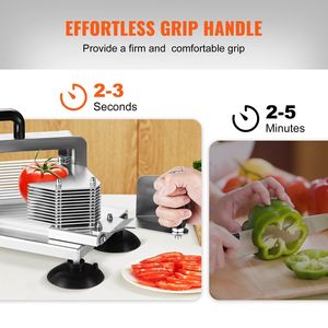 Commercial Stainless Steel 3/16 Inch Heavy-Duty Tomato Slicer Machine Manual Tomato Slice Cutter <b>Fruit</b> & <b>Vegetable</b> <b>Tool</b> - Product Image 3
