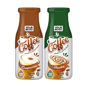 เครื่องดื่มกาแฟอาราบิก้า 280 มล. แพ็คคาปูชิโน่ มอคค่า พร้อมดื่ม บรรจุขวดแก้ว ขายส่งจากผู้ผลิตเครื่องดื่ม - Product Image 1