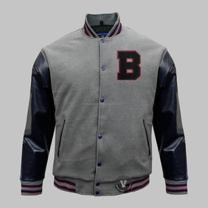 เสื้อแจ็คเก็ตหนังขนแกะคอตั้ง2ข้าง2025เป็นที่ต้องการมากที่สุดผ้าปักลายสำหรับฤดูหนาว - Product Image 1