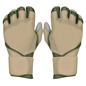 Guantes de Bateo Personalizados Tombola Sports para Hombre, Profesionales de Béisbol/Sóftbol, Acolchados, de Cuero y Goma, con Cierre de Velcro, Soporte para Muñeca - Product Image 1