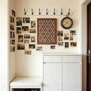 Tapiz de Macramé para Pared, Textil de Fibra con Extremos Rectos y Flecos, Arte de Cuerda Bohemia para Decoración del Hogar Estilo Escandinavo - Product Image 5
