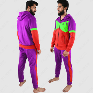 Chándal de Diseño Profesional con Paneles |   100% Algodón Crudo |   Ropa de Moda con Corte y Confección |   Fabricante Directo de Sialkot, Pakistán 2026 - Product Image 2