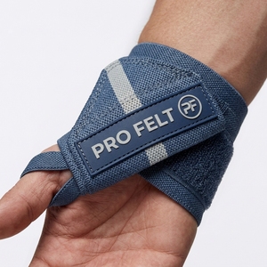 Premium Quality Whole <b>Sale</b> Wrist Wraps <b>for</b> Weightlifting Gym Training Heavy Lifting Support with Thumb Loop Hook Loop Closure - Product Image 3