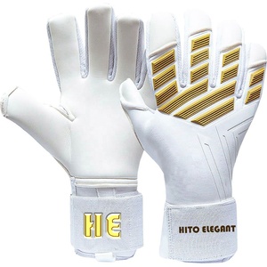 Nouveau design de gants de gardien de but de football professionnel vente en gros de gants en cuir respirant de haute qualité avec logo personnalisé pour l'extérieur - Product Image 1