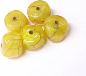 Cuentas Redondas de Resina Marrón Ecológicas Sueltas para la Fabricación de Joyas Hechas a Mano, Tamaño Personalizado Disponible - Product Image 3