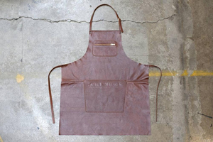 ผ้ากันเปื้อนผ้าไหมแท้ 100% ลายปั๊มนูน ผ้าถัก สำหรับผู้ชาย ใช้ในร้านอาหารและบาร์ - Product Image 6