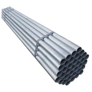 Precio de tubería de acero galvanizado de 50mm Astm A53 Gr.b Tubería de acero galvanizada sin costura Tubería de acero galvanizada por inmersión en caliente para la construcción - Product Image 1