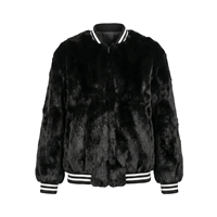 Veste longue d'hiver élégante pour femmes, en fausse fourrure et toile de soie, épaisse et chaude, douce et moelleuse, vêtements de mode, fournisseur en gros OEM ODM