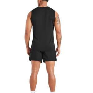 Débardeur de sport personnalisé en coton pour hommes, séchage rapide, doux, respirant, sans manches, pour entraînement et usage décontracté, OEM ODM - Product Image 5