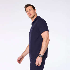 Nuevo Estilo de Uniforme Médico con Cierre de Cremallera, Conjunto de Blusa y Pantalones Deportivos Elásticos para Enfermeras, Venta al Por Mayor - Product Image 6