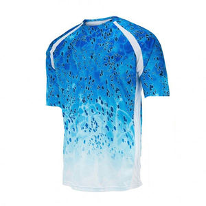 T-shirt de pêche pour homme personnalisé de haute qualité, respirant, avec protection UV et sublimation |   Performance de séchage rapide et d'évacuation de l'humidité - Product Image 1