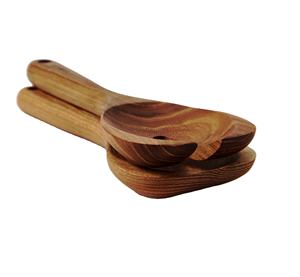 ชุด2เซิร์ฟเวอร์สลัดทำด้วยมือเครื่องครัวไม้อาคาเซียธรรมชาติและไม้มะม่วงปรับแต่งได้มีดีไซน์ล่าสุด - Product Image 2