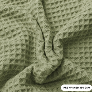 Luxury Textured Cotton Waffle Blanket Soft Breathable All Season <b>Bed</b> <b>Throw</b> Blanket Premium Waffle Weave Cotton Blanket - Product Image 1
