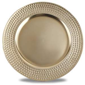 Assiettes de présentation élégantes en acier inoxydable effet miroir, 100 pièces, faites à la main, personnalisées pour hôtels de luxe, banquets et décorations de mariage - Product Image 2