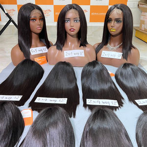 Venta al por mayor vietnamita recto Natural HD encaje pelucas de cabello humano para las mujeres negras de alta calidad de encaje Frontal - Product Image 1