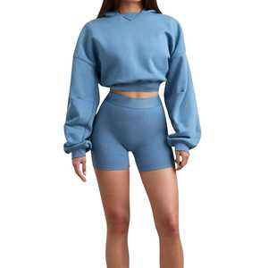Sudaderas con Capucha de Poliéster para Mujer, Suaves, Cómodas, Ligeras, Mezcla de Algodón, Corte Holgado, Uso Diario Informal, Ropa Urbana, OEM - Product Image 3