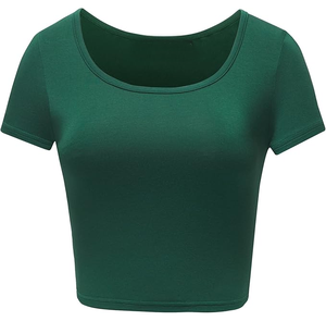 Top Corto Informal para Mujer, Tendencia Actual, Antiarrugas, Gran Venta, Calidad Premium, Precio Económico, Top Corto para Mujer con Logotipo/Colores Personalizados - Product Image 1