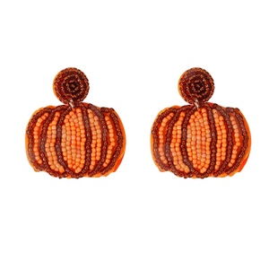 Pendientes Hechos a Mano con Cuentas para Halloween, Serie Océano, Joyería con Cuentas de Semillas, Estrella de Mar, Caballito de Mar, Delfín, Concha, Pendientes Colgantes - Product Image 1